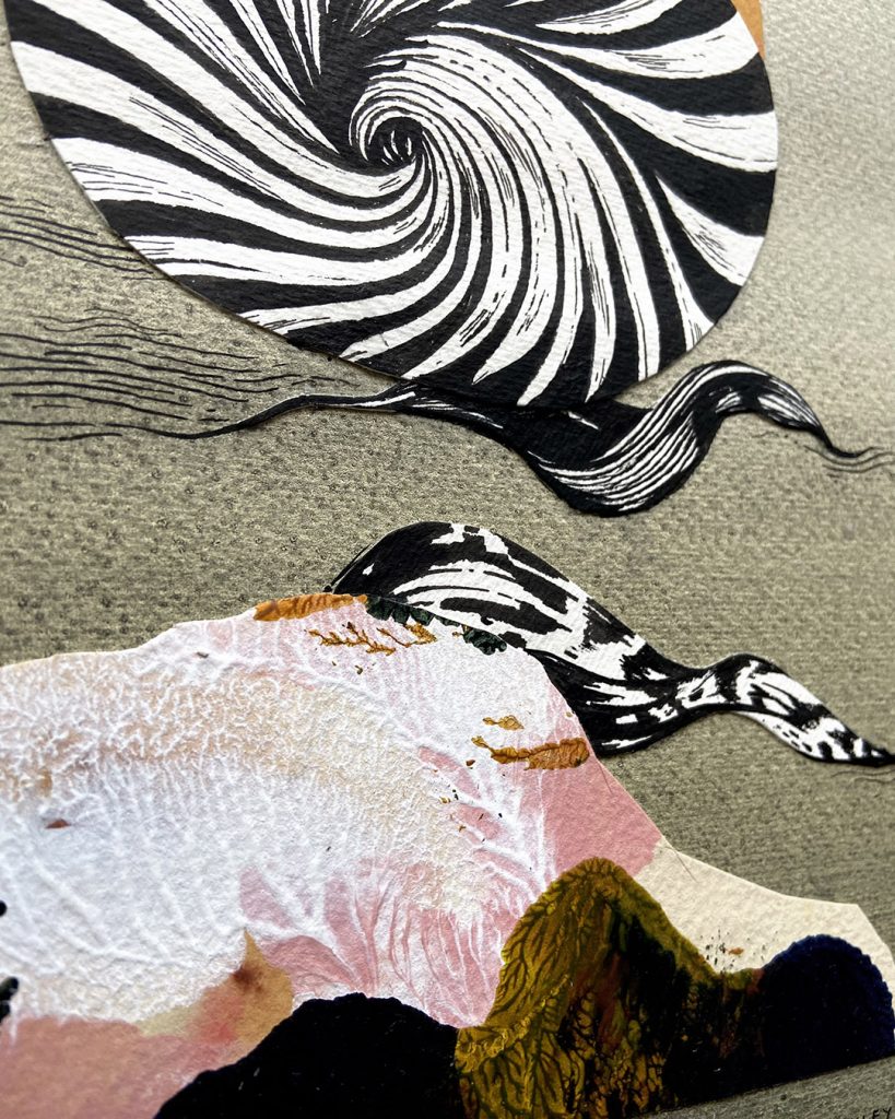 Drift Back Lightly (detail)